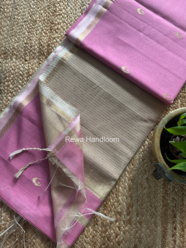  Zari Butti Maheshwari Saree