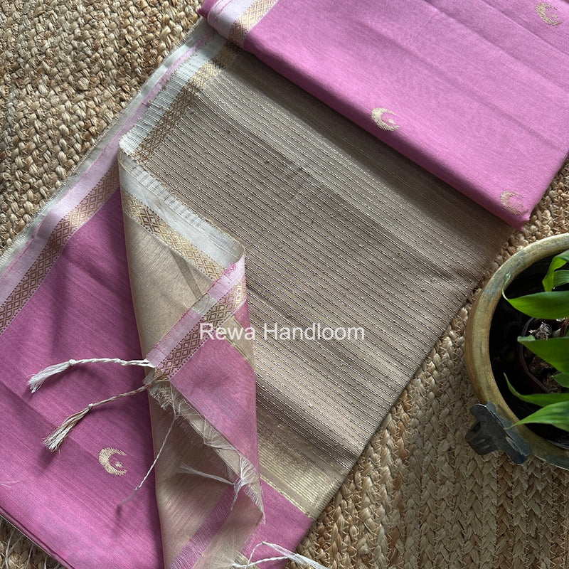  Zari Butti Maheshwari Saree
