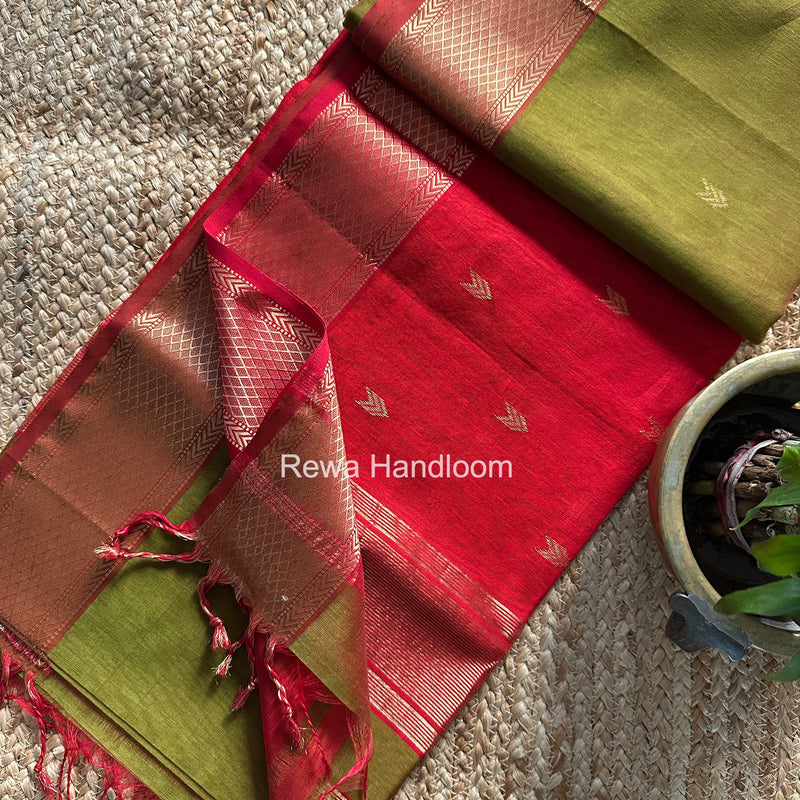V Butti ~ Maheshwari Saree