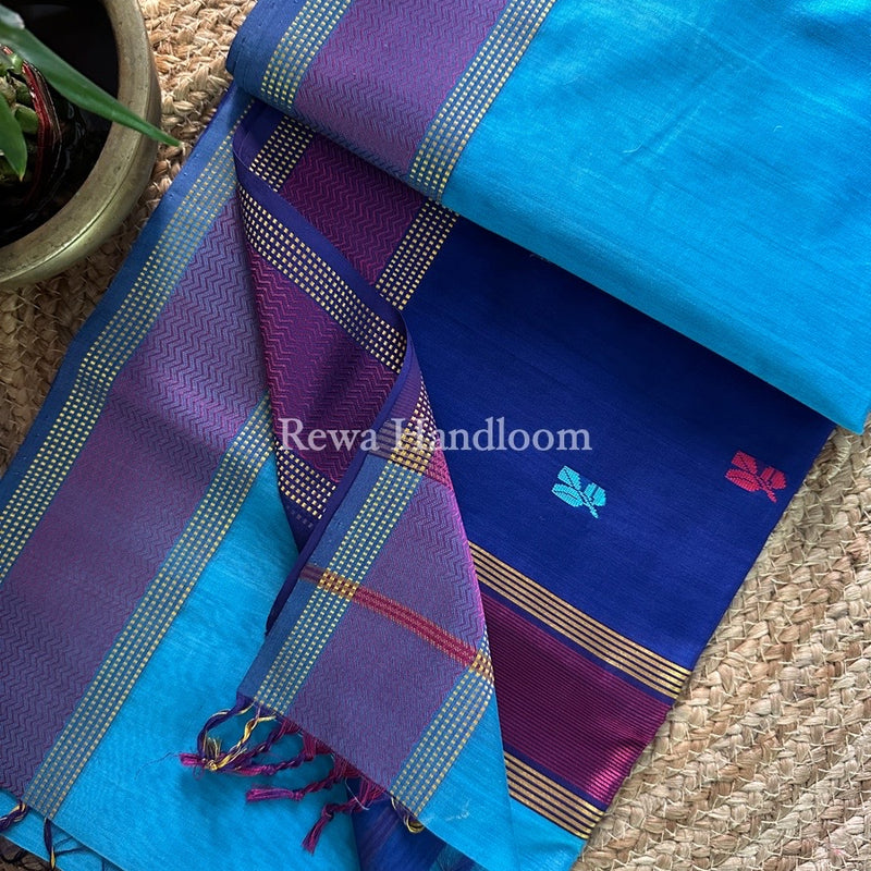 Maheshwari Resham Thread Butti Saree