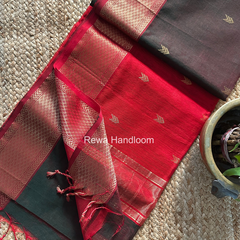 V Butti ~ Maheshwari Saree