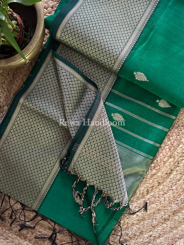 Maheshwari Resham Thread Butti Saree