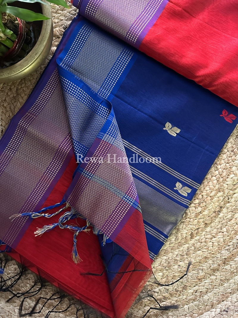 Maheshwari Resham Thread Butti Saree