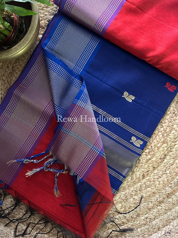 Maheshwari Resham Thread Butti Saree
