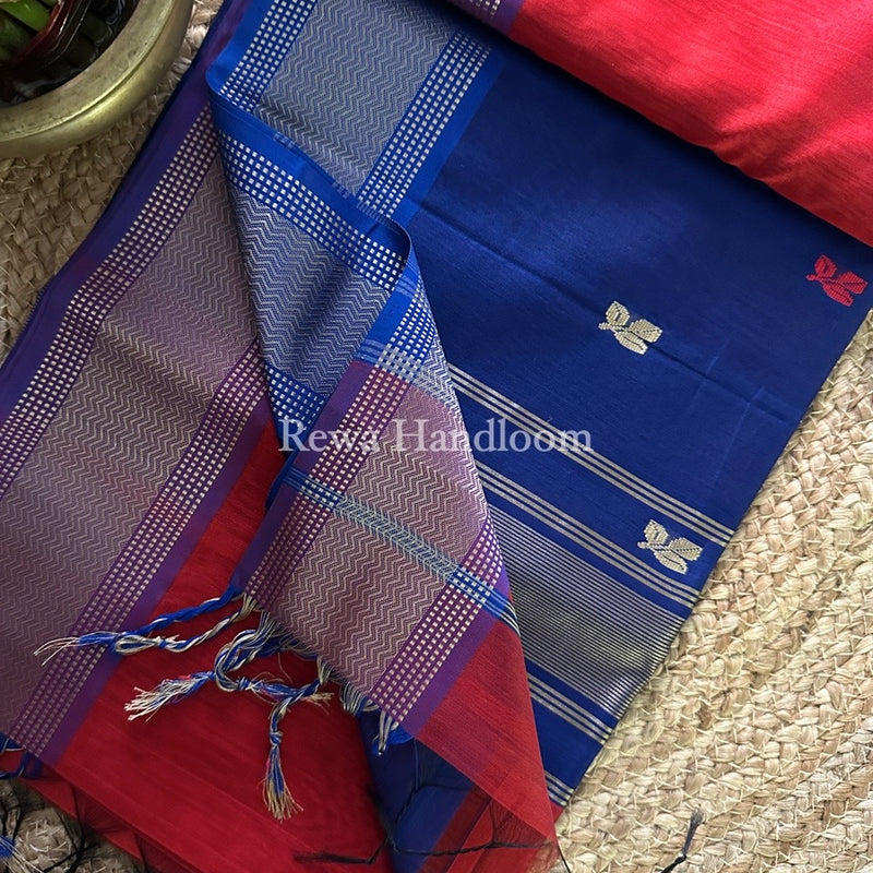 Maheshwari Resham Thread Butti Saree