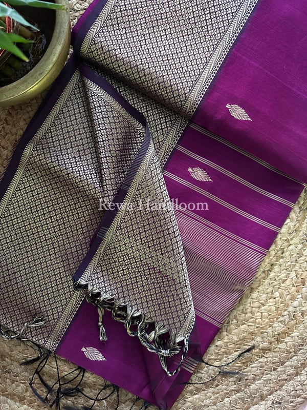 Maheshwari Resham Thread Butti Saree