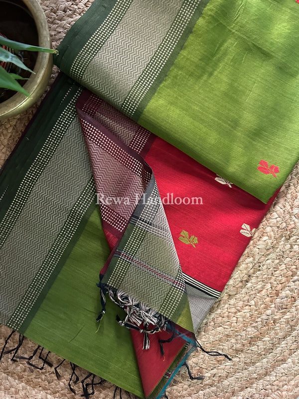 Maheshwari Resham Thread Butti Saree