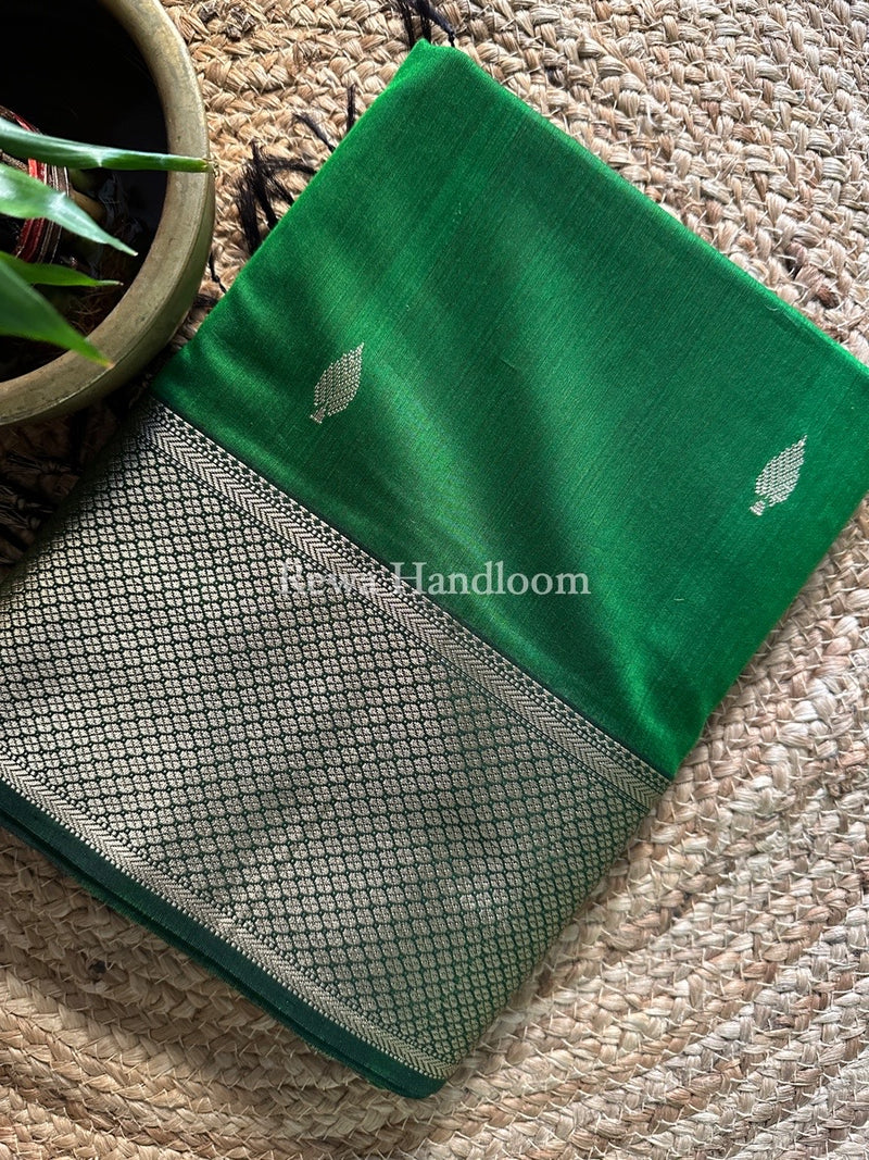 Maheshwari Green Resham Thread Butti Saree RBS26