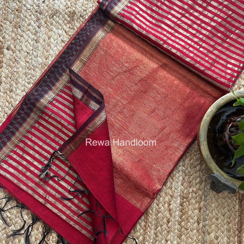 Maheshwari Tissue Silk Saree
