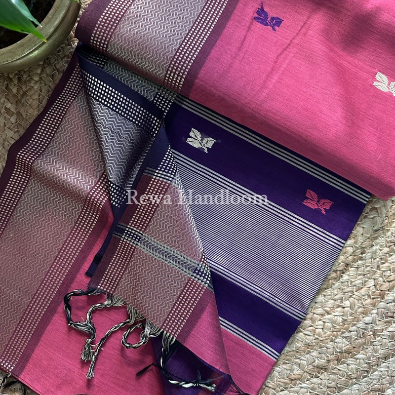 Maheshwari Resham Thread Butti Saree