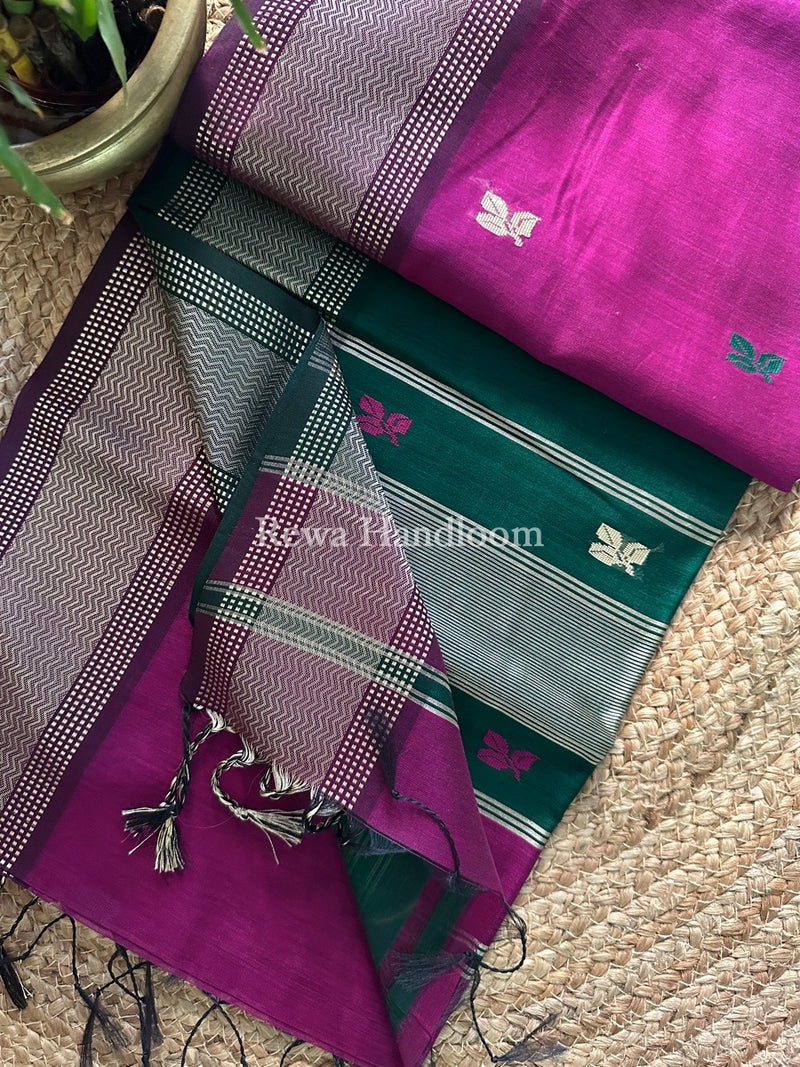 Maheshwari Resham Thread Butti Saree