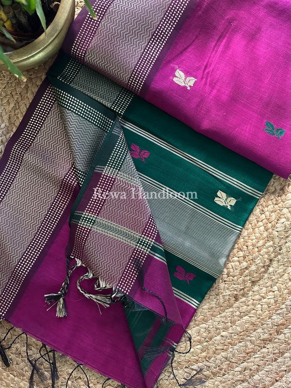 Maheshwari Resham Thread Butti Saree