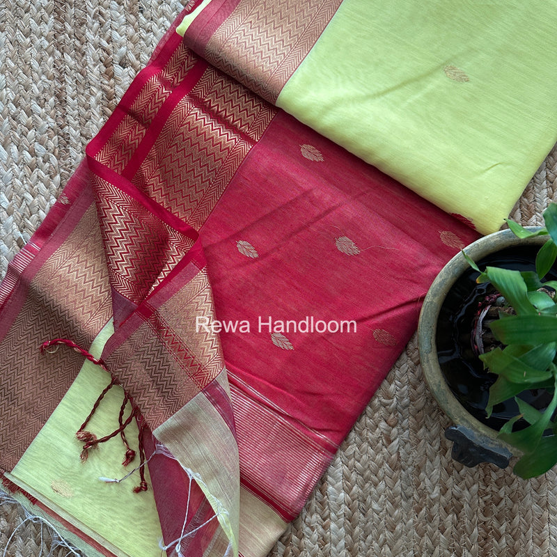 Maheshwari Flower Butti Saree