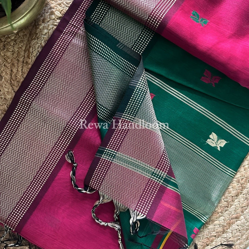 Maheshwari Resham Thread Butti Saree