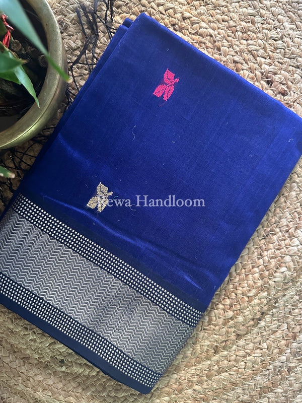 Maheshwari Blue Resham Thread Butti Saree RBS40