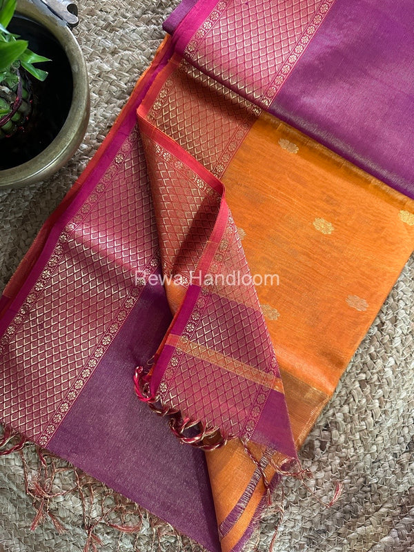 Maheshwari Tissue Butti Saree