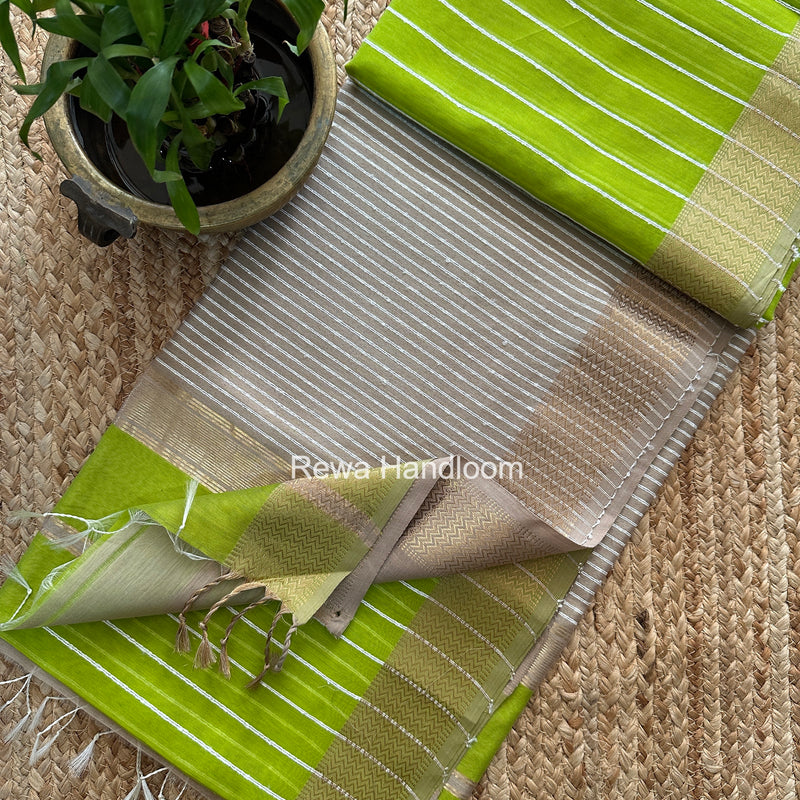 Maheshwari Gichha Thread Lining Saree