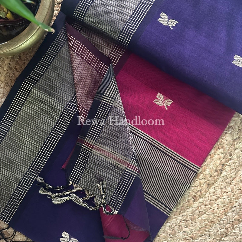 Maheshwari Resham Thread Butti Saree