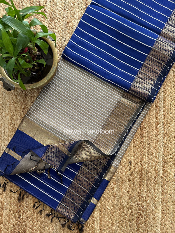 Maheshwari Gichha Thread Lining Saree