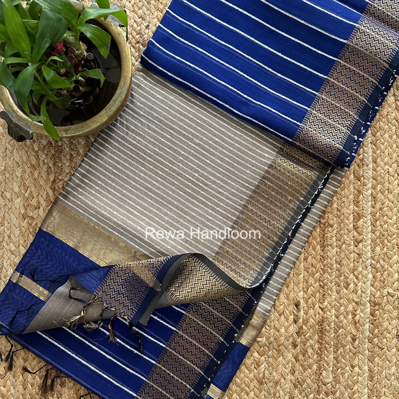 Maheshwari Gichha Thread Lining Saree
