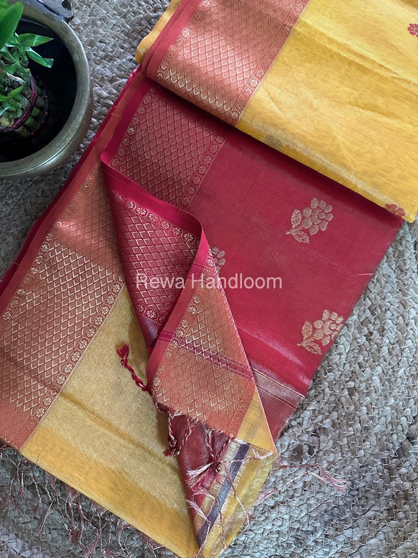 Maheshwari Tissue Silk Saree