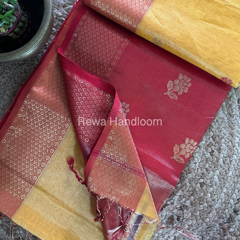 Maheshwari Tissue Silk Saree