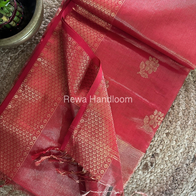 Maheshwari Tissue Silk Saree
