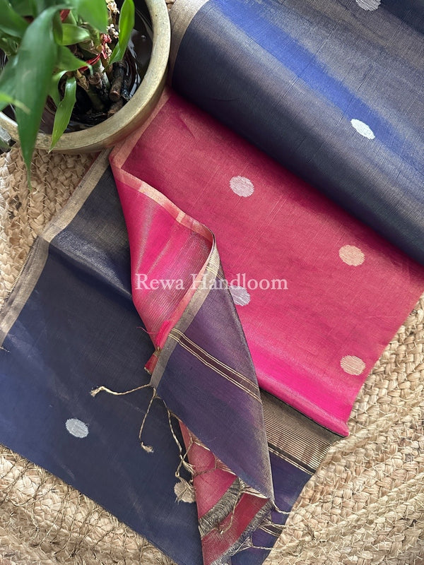 Maheshwari Tissue Butti Saree