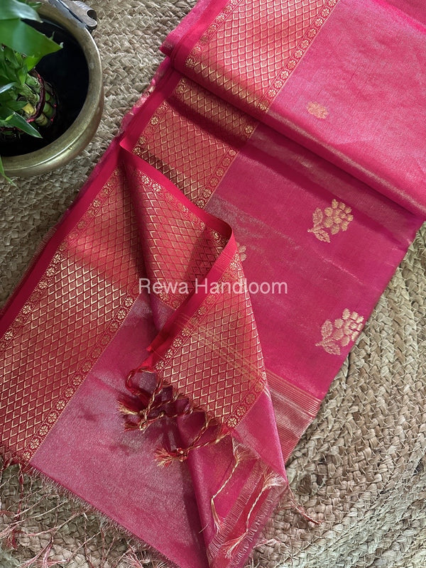 Maheshwari Tissue Silk Saree