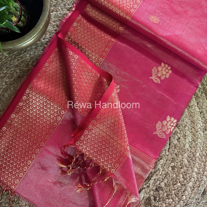 Maheshwari Tissue Silk Saree