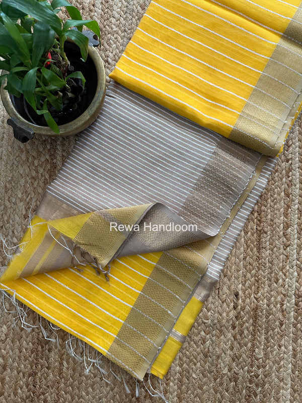 Maheshwari Gichha Thread Lining Saree