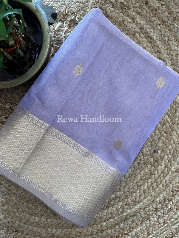 Maheshwari Lavender Tissue Butti Saree TBBS040