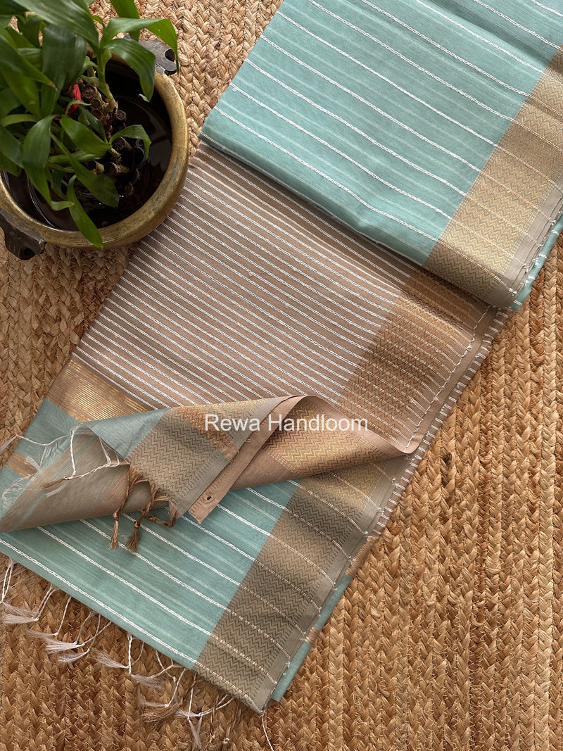 Maheshwari Gichha Thread Lining Saree