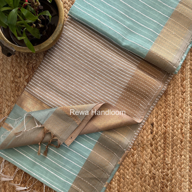 Maheshwari Gichha Thread Lining Saree