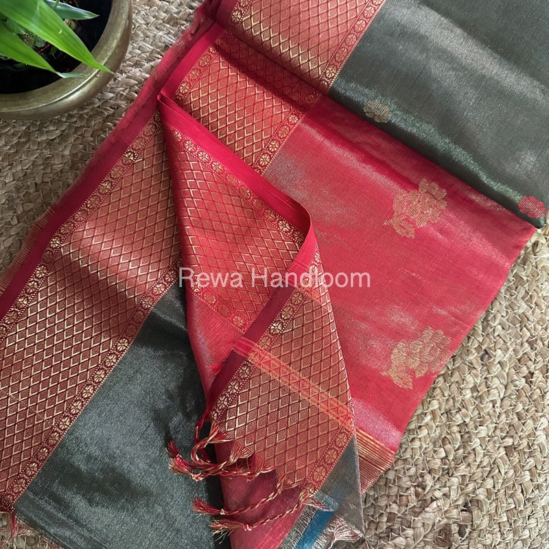 Maheshwari Tissue Silk Saree