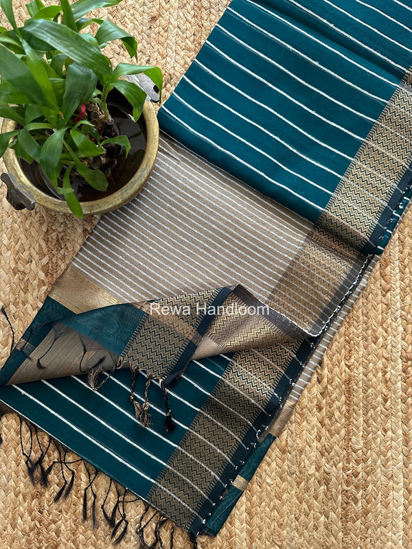 Maheshwari Gichha Thread Lining Saree