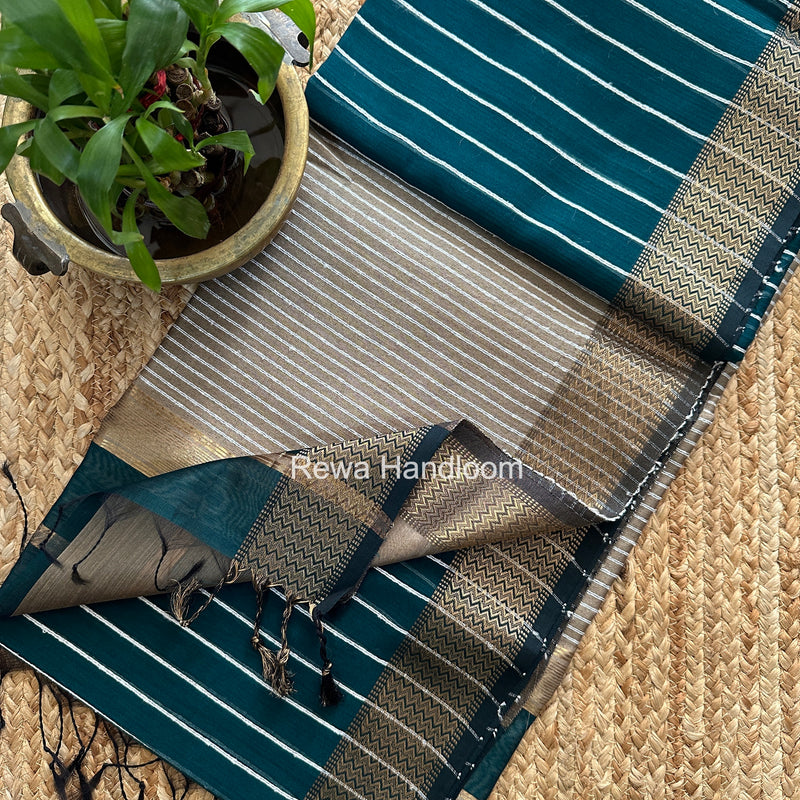 Maheshwari Gichha Thread Lining Saree