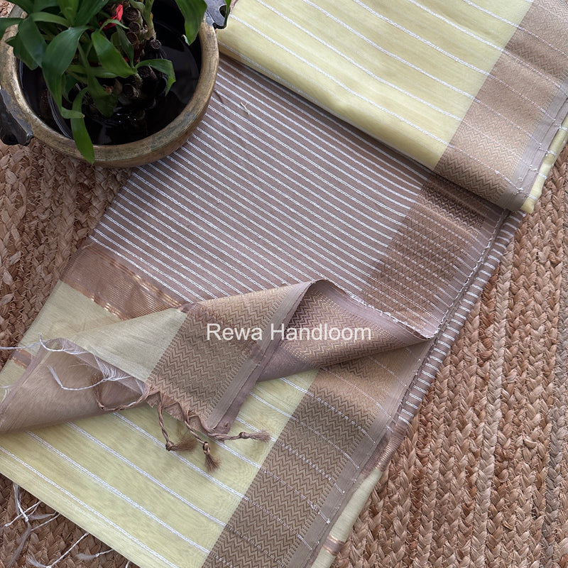 Maheshwari Gichha Thread Lining Saree