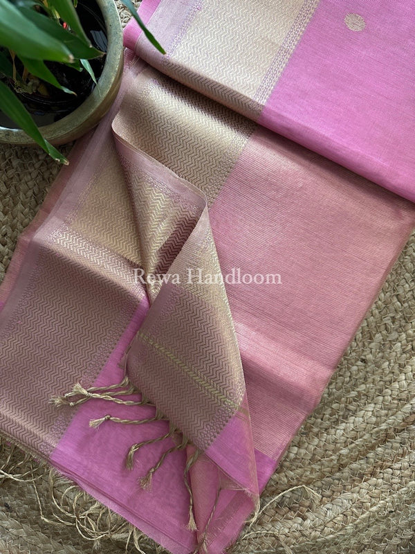 Maheshwari Tissue Butti Saree