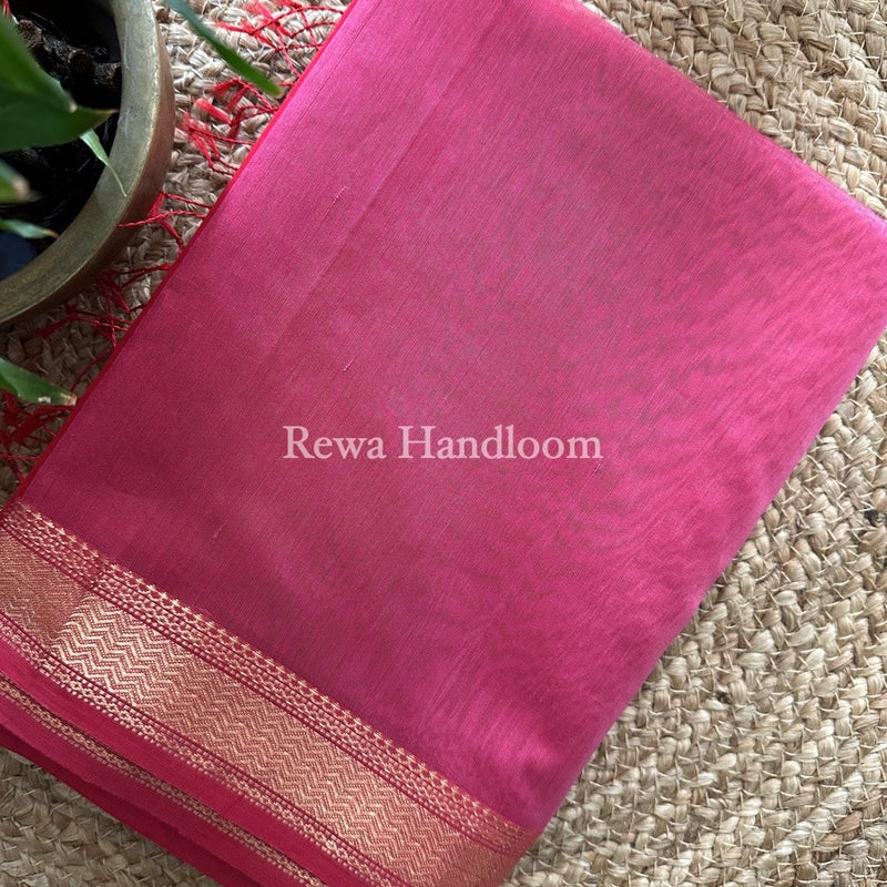 Maheshwari Magenta Pink Gichha Pallu Saree GP040