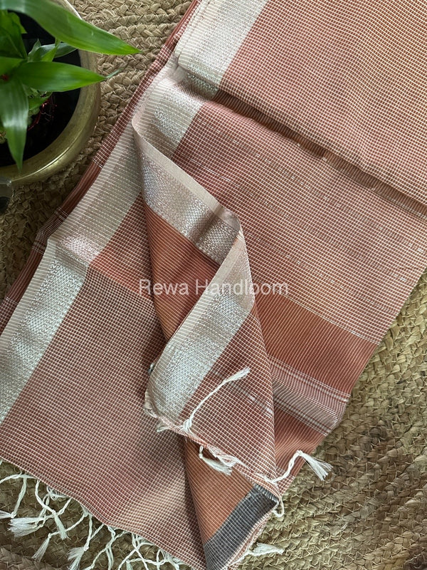 Maheshwari Self Checks Saree