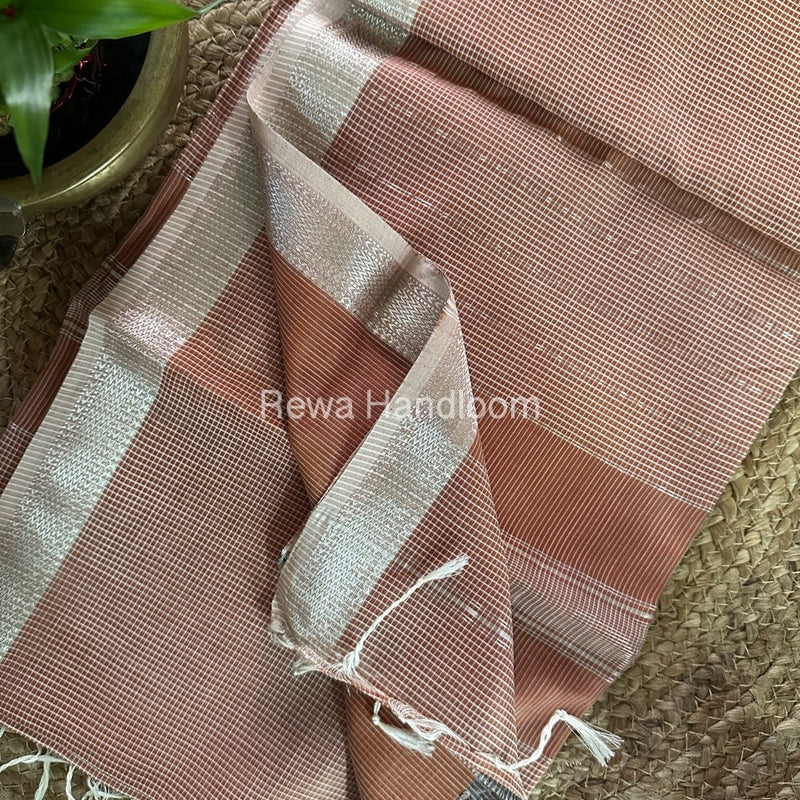 Maheshwari Self Checks Saree
