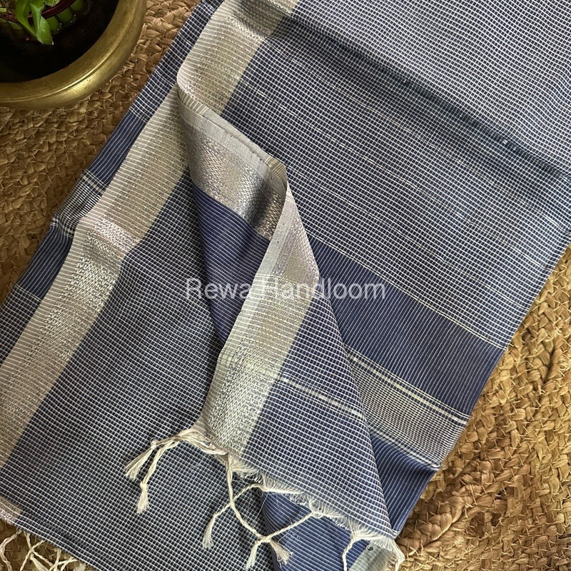 Maheshwari Self Checks Saree