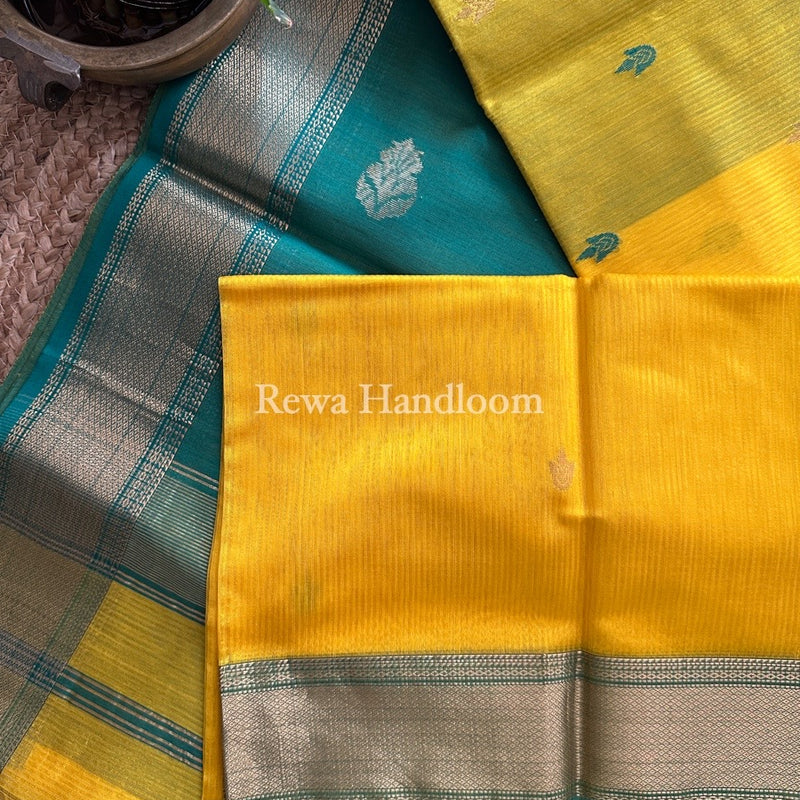 Maheshwari Butta Pallu Silk Saree