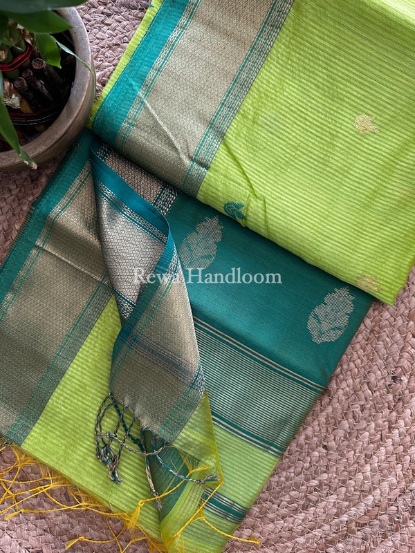 Maheshwari Butta Pallu Silk Saree