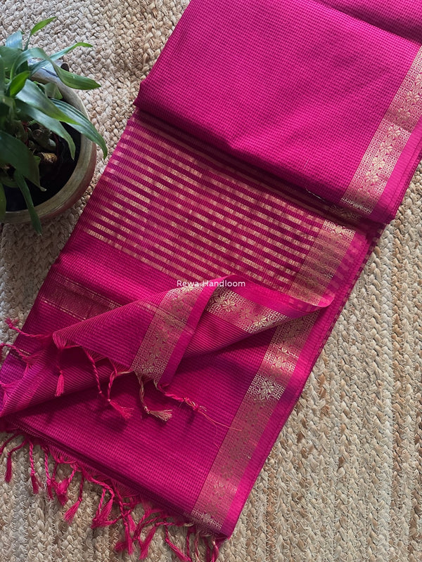 Maheshwari Garbha Reshami Silk Saree 