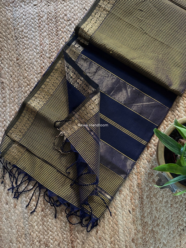 Maheshwari Garbha Reshami Silk Saree 