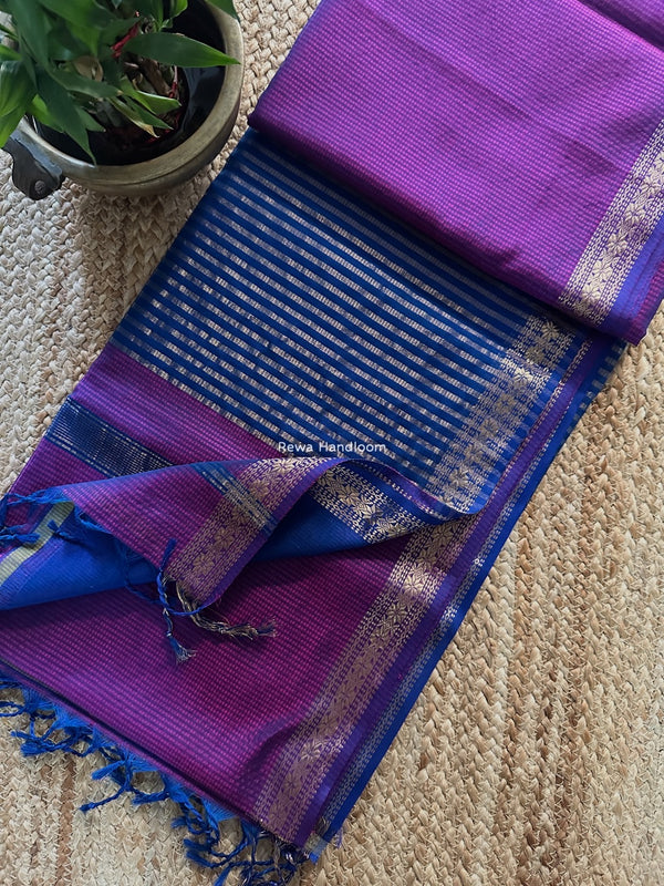 Maheshwari Garbha Reshami Silk Saree 