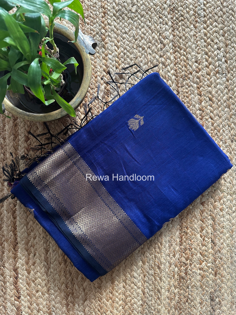 Maheshwari Blue Lotus Butta Saree LLBS050