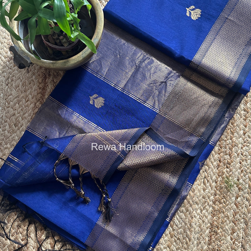 Maheshwari Lotus Butta Saree